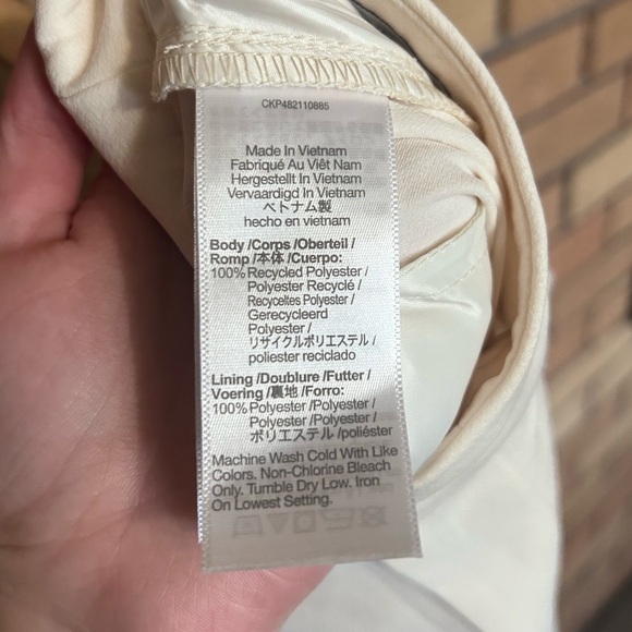 NWT Madewell The Rosedale High-Rise Straight Pant in Crepe Antique Cream Size 14 - Picture 6 of 7